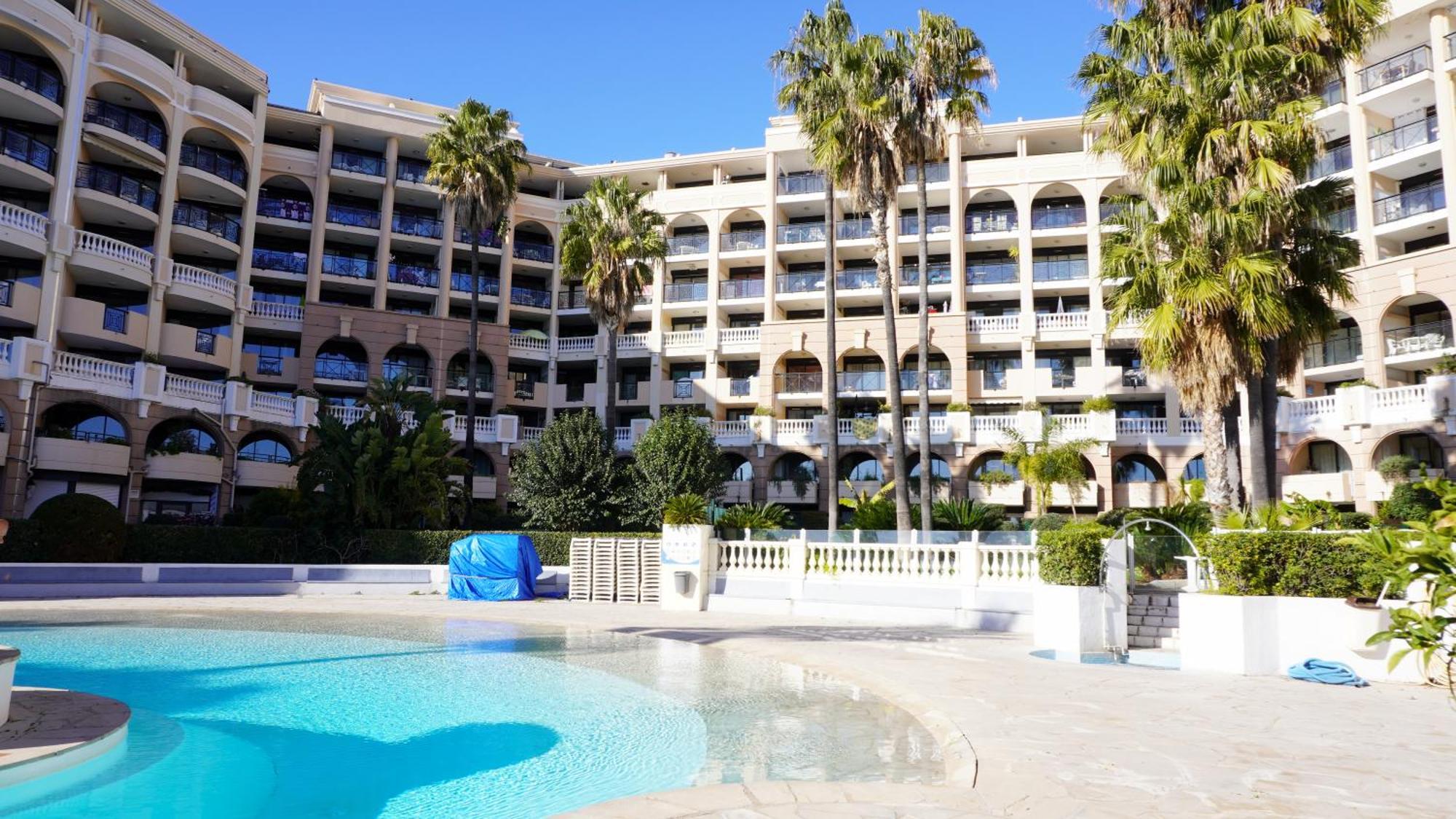 Appartement 556, Vue Mer Et Piscine By Palmazur Vacances كان المظهر الخارجي الصورة