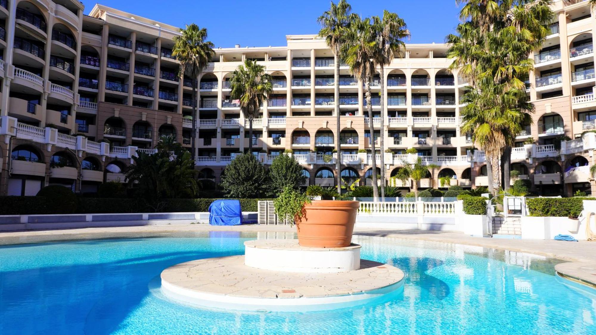 Appartement 556, Vue Mer Et Piscine By Palmazur Vacances كان المظهر الخارجي الصورة